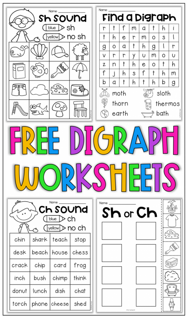 Read And Find The Digraphs Worksheets 99Worksheets