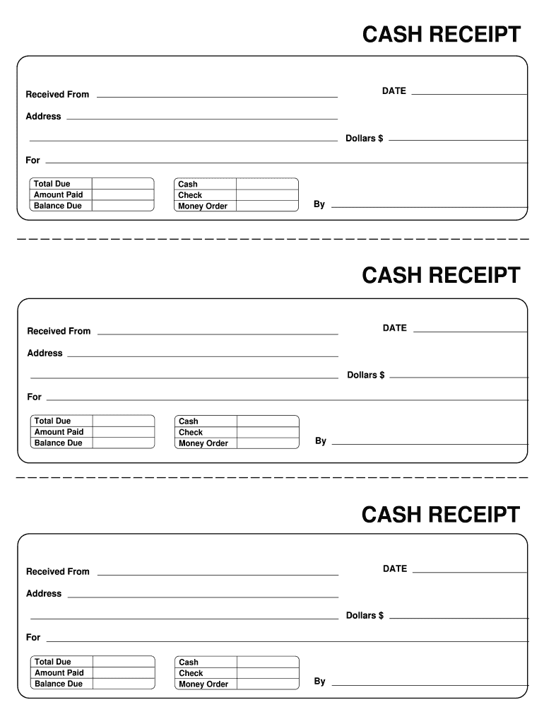 Receipt Template Fill Out Sign Online DocHub