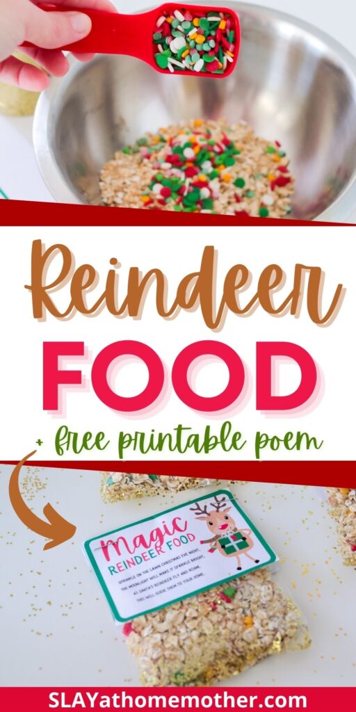 Reindeer Food Recipe And Printable Poem Slay At Home Mother