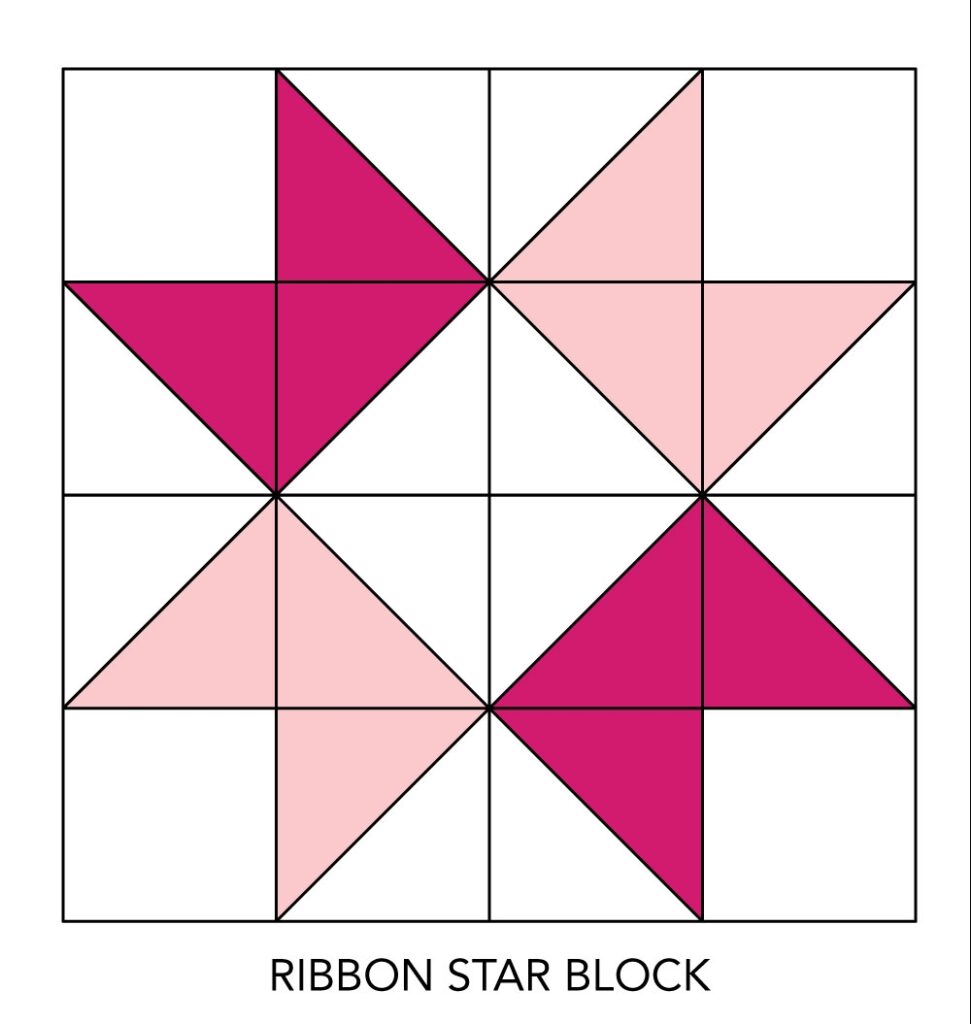 Ribbon Star Quilt Block AllPeopleQuilt