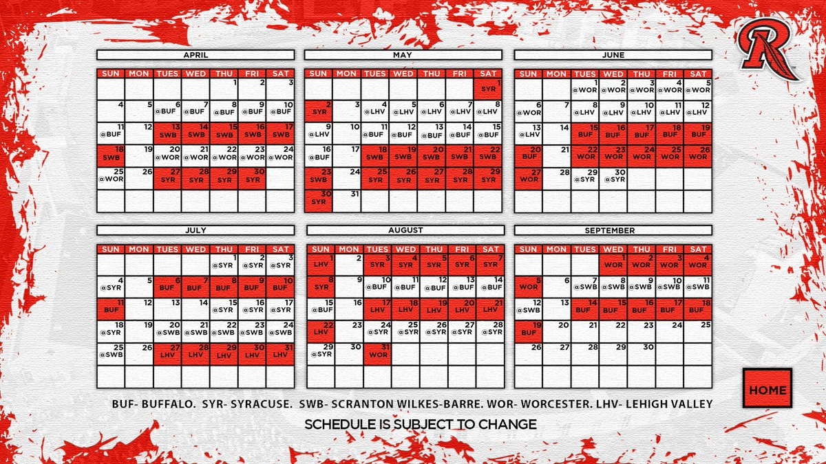 Printable Red Wings Schedule Free Printable Templates