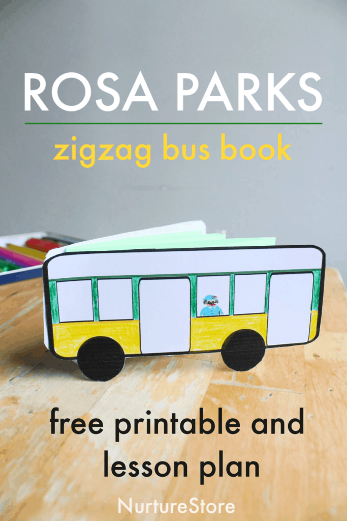 Rosa Parks Lesson Plan With Free Printable Bus Book NurtureStore