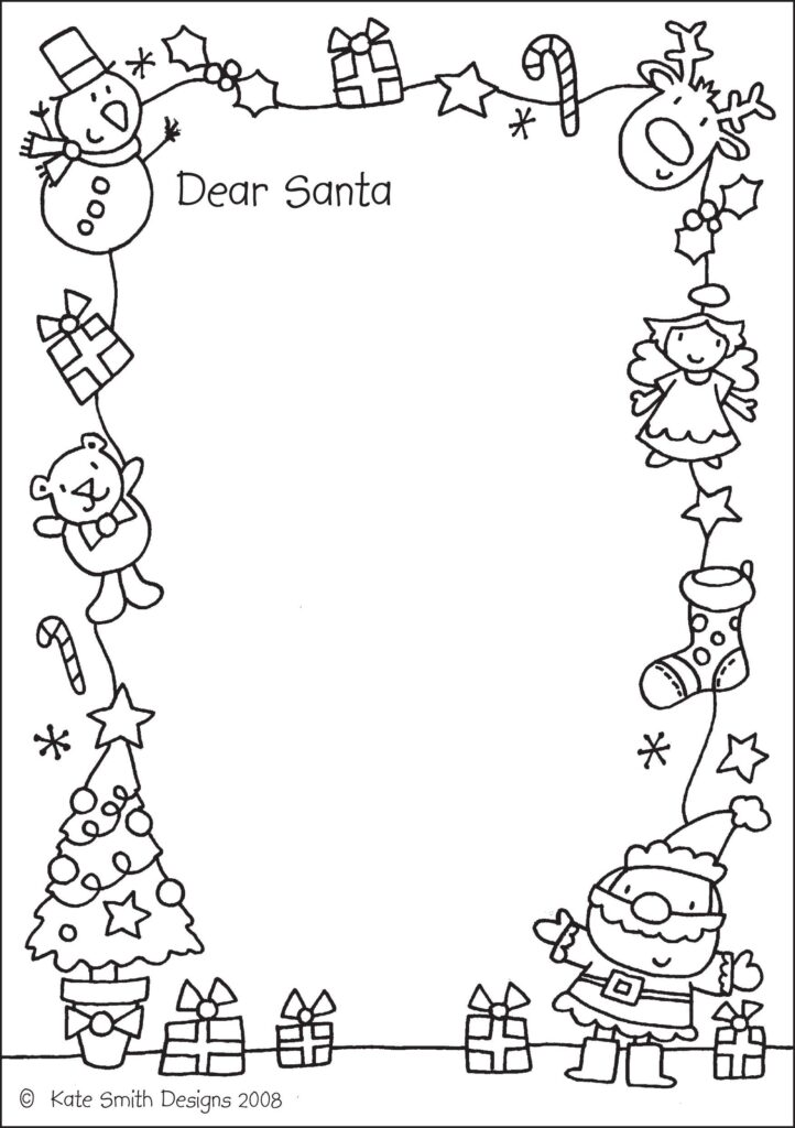 Santa Letters 10 Free Printable Letters To Santa Preschool Christmas Santa Template Santa Letter Template