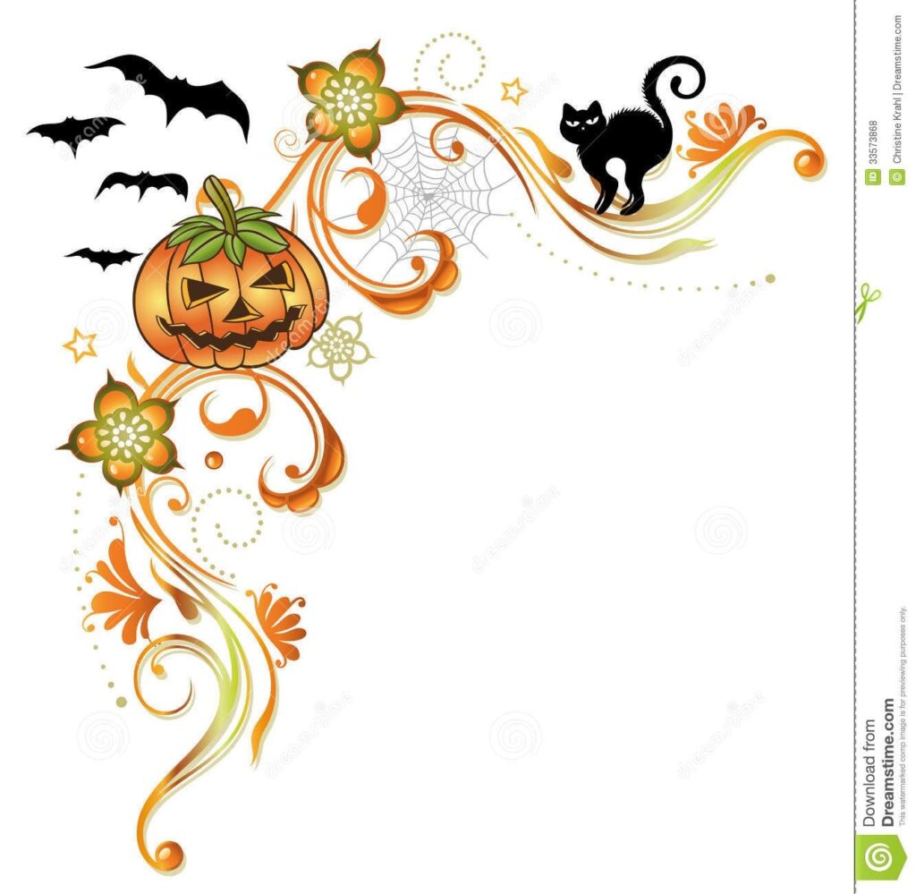Schoolclipart biz Halloween Borders Halloween Clipart Free Halloween Images