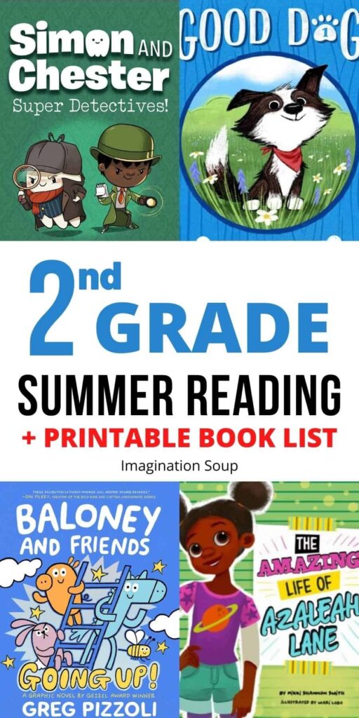 Second Grade Summer Reading List With Printable Book List
