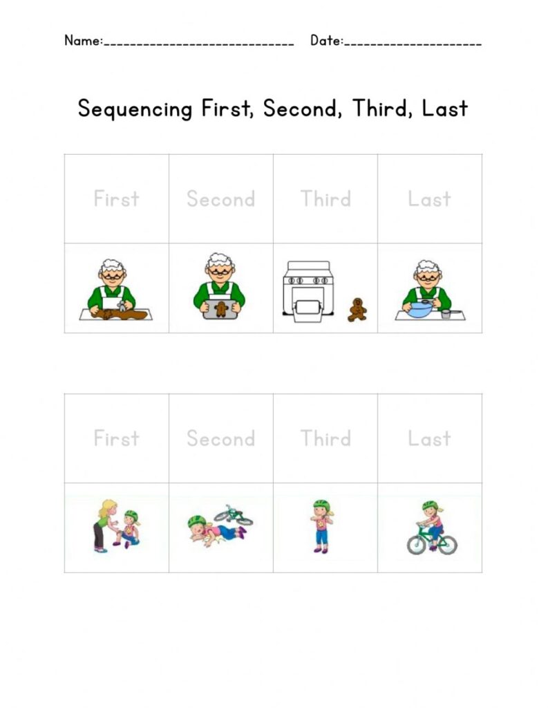 Sequencing Free Online Exercise