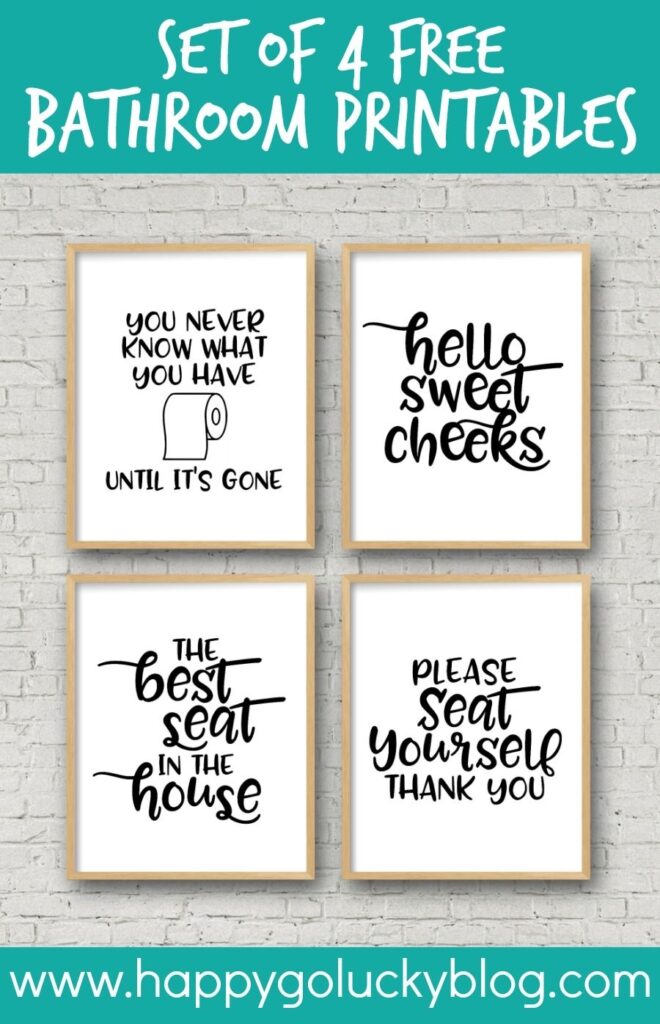 Free Printable Bathroom Signs