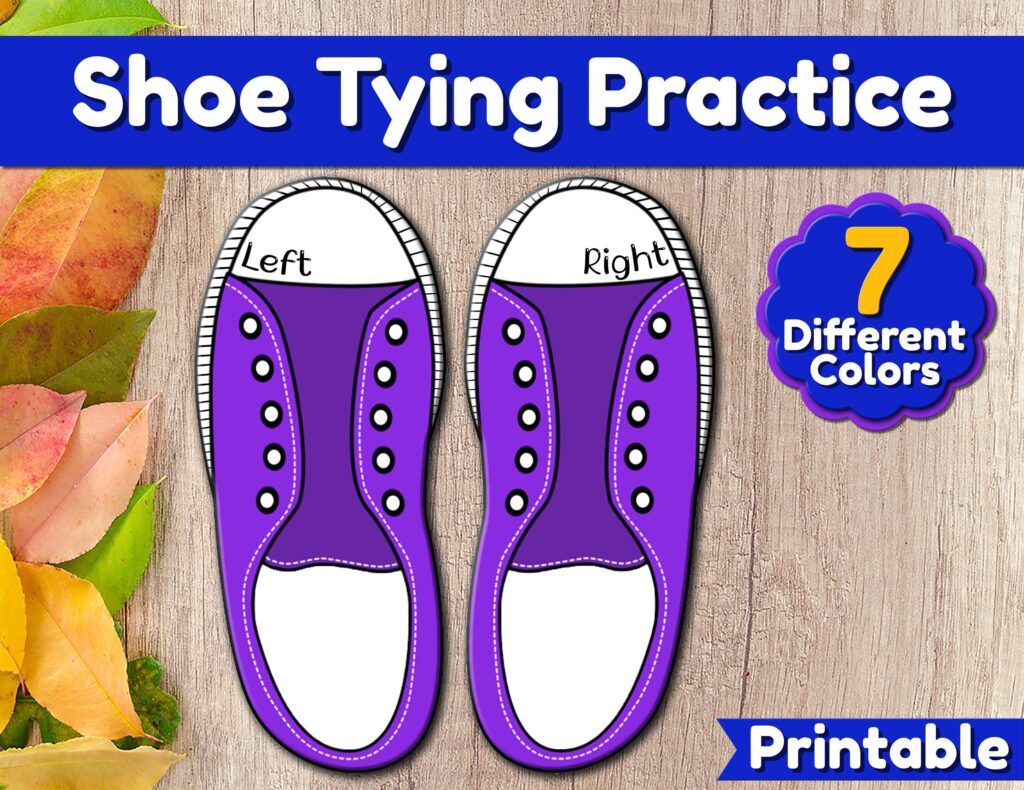 Shoe Tying Practice Printable Shoe Lacing Cards Life Skill Etsy Tie Shoes Shoe Laces Lacing Cards