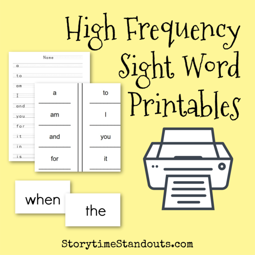 Sight Word Printables And Resources For Home And School