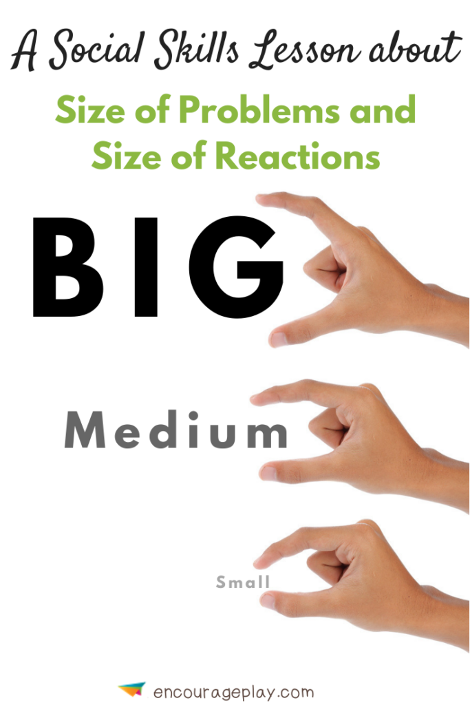 Size Of Problems And Size Of Reactions Encourage Play