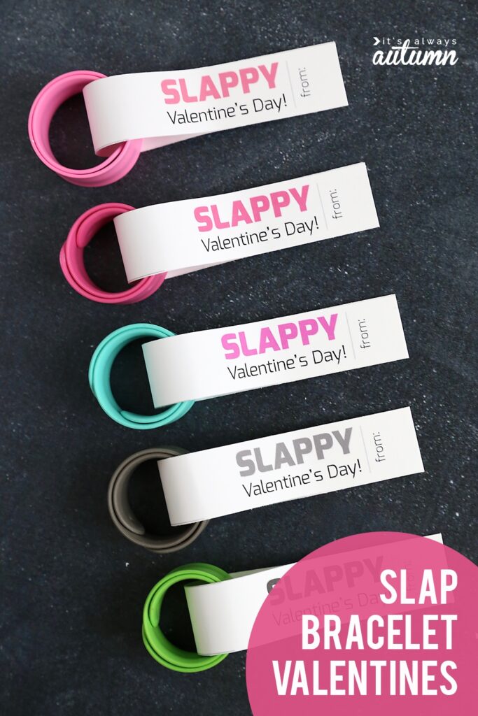 Slap Bracelet Valentines Easy Classroom Valentine Idea It s Always Autumn