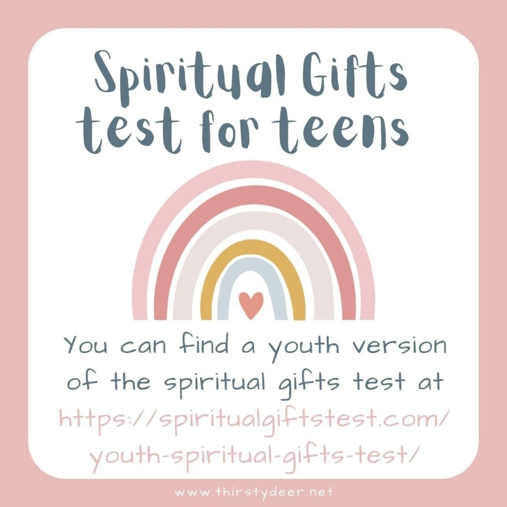 Spiritual Gifts Youth Test THIRSTY DEER