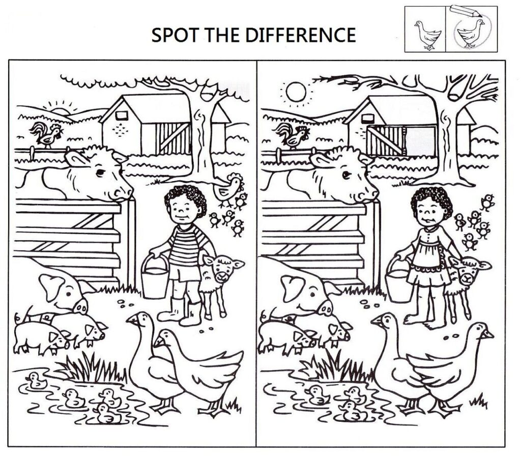 Spot The Difference Worksheets For Kids Activity Shelter Worksheets For Kids Spot The Difference Kids Spot The Difference Printable