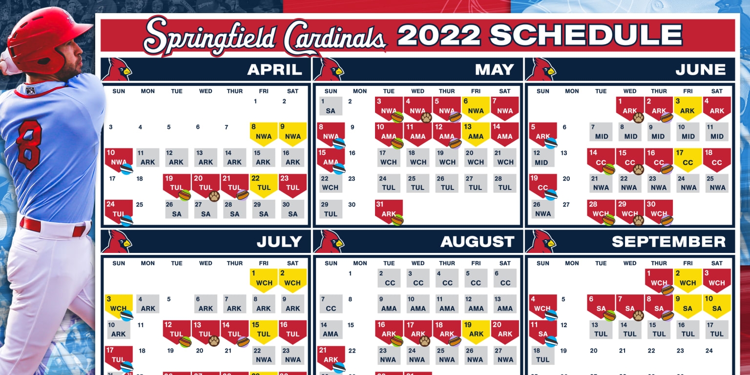 Springfield Cardinals 2022 Schedule Released Cardinals