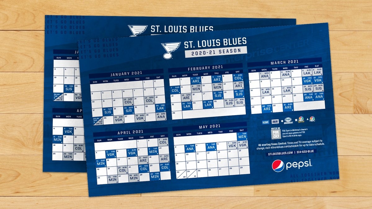 St Louis Blues On Twitter The 2020 21 Magnet Schedule Giveaway Presented By Pepsi Is Here Magnet Schedules Are Free And Limited Quantities Are Available At Participating STL area SchnuckMarkets And In person At STL Authentics 