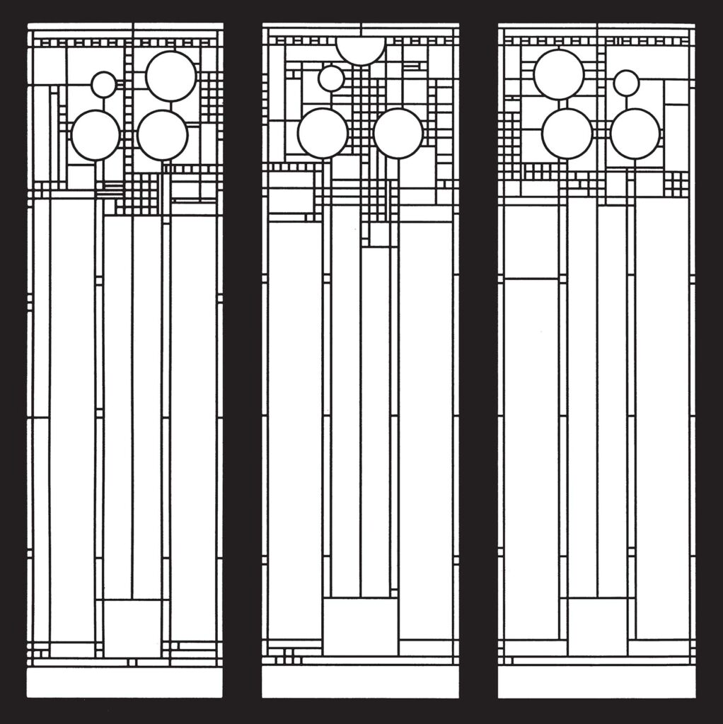 Printable Free Frank Lloyd Wright Stained Glass Patterns