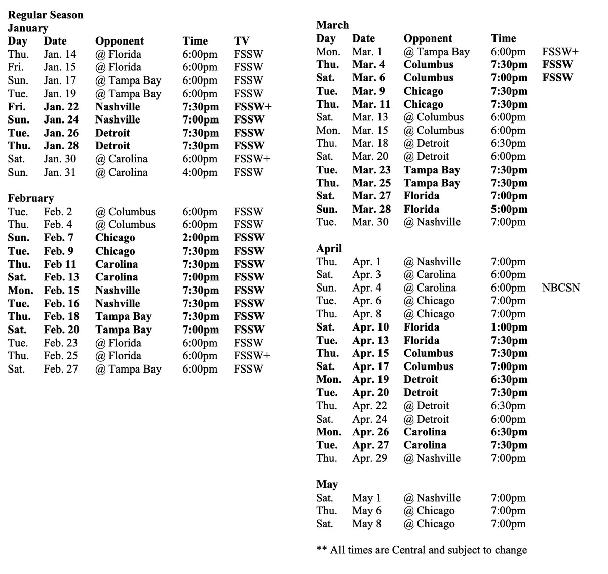 Printable Dallas Stars Schedule Free Printable Templates