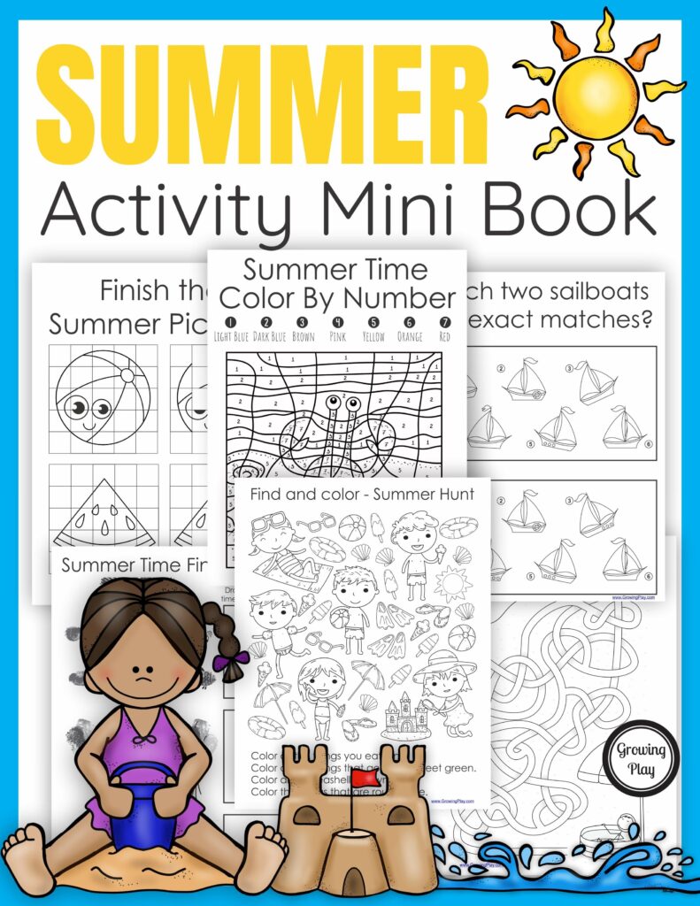 Summer Activity Book Printables Mazes And Puzzles Your Therapy Source