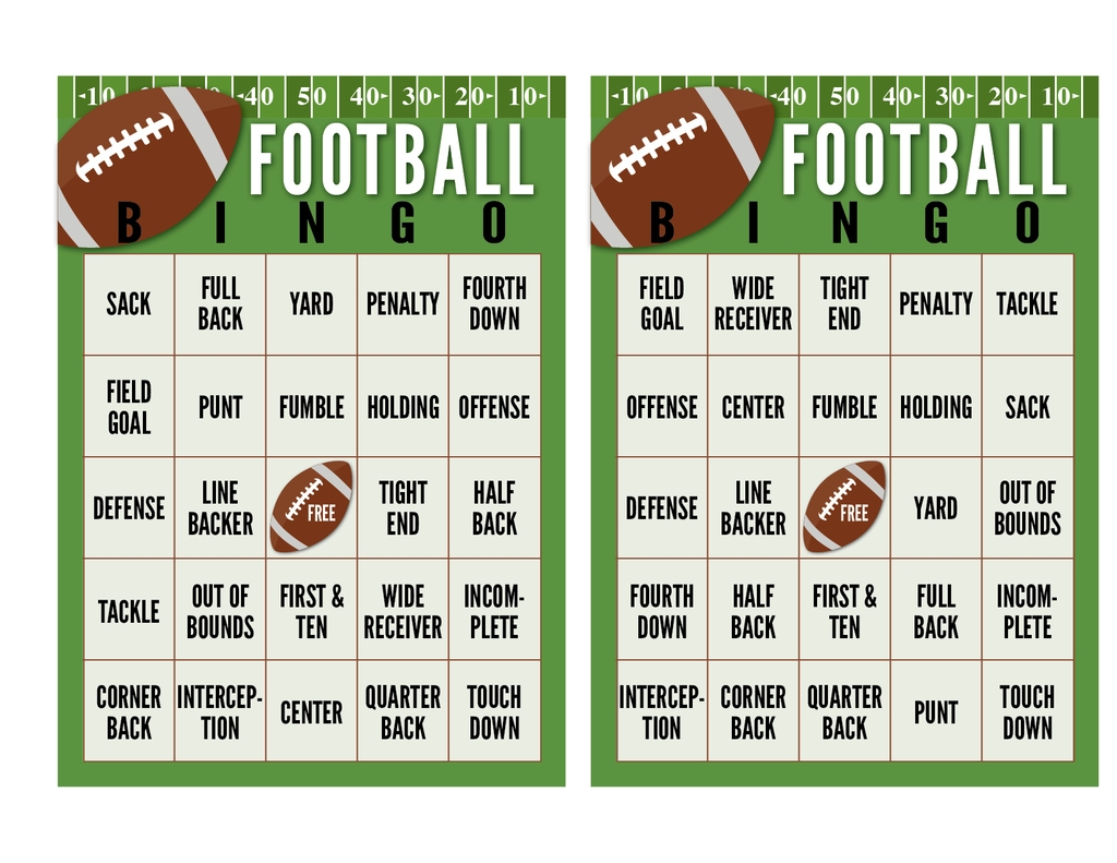 Free Printable Super Bowl Games