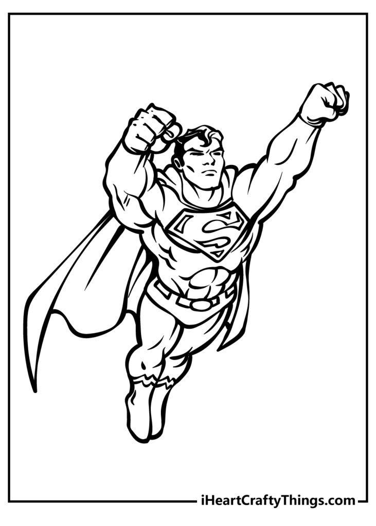 Superhero Coloring Pages Updated 2022 