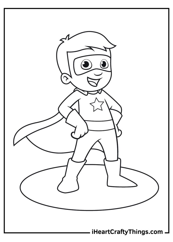 Superhero Coloring Pages Updated 2022 