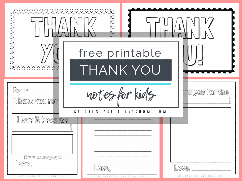 Thank You Cards Archives The Kitchen Table Classroom