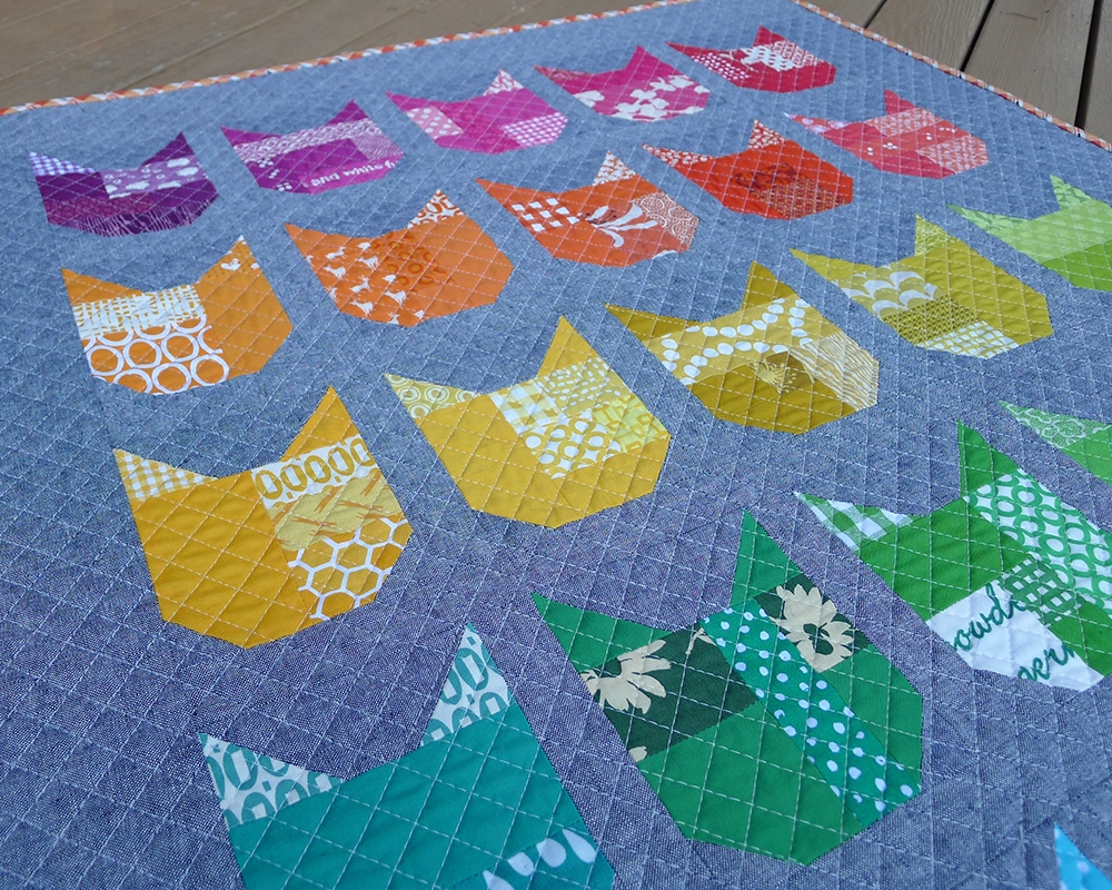 The Cat Mini Quilt Patterns By Elizabeth Hartman