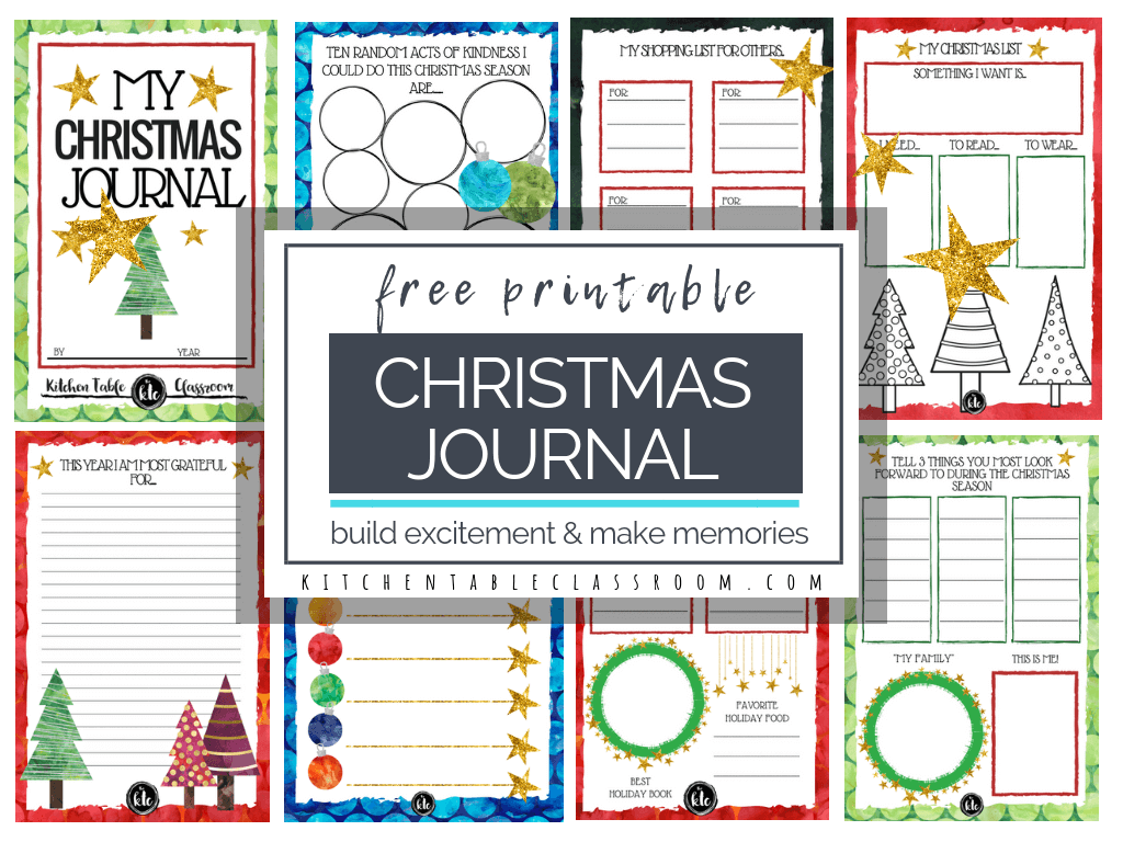 The Christmas Book Free Christmas Printables The Kitchen Table Classroom