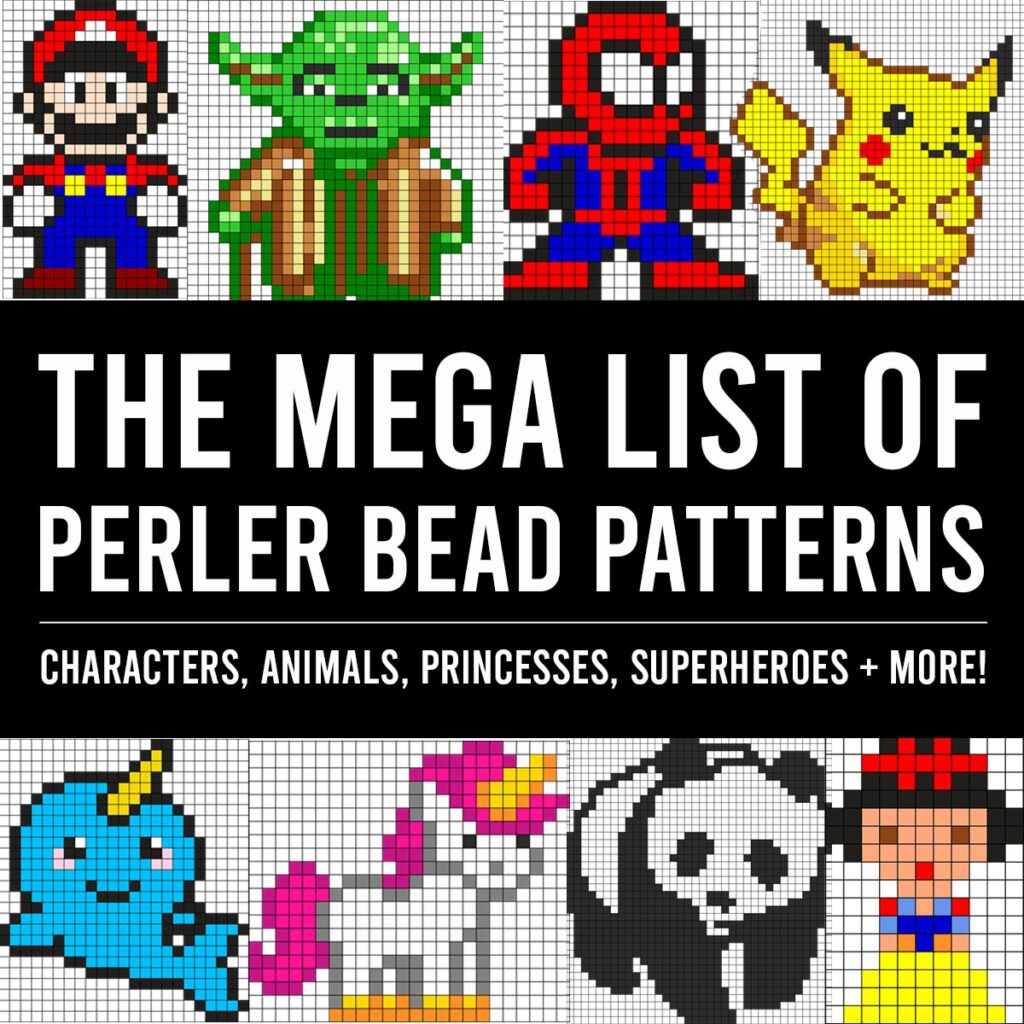 The GIANT List Of Perler Bead Patterns fuse Beads Melty Beads It s Always Autumn