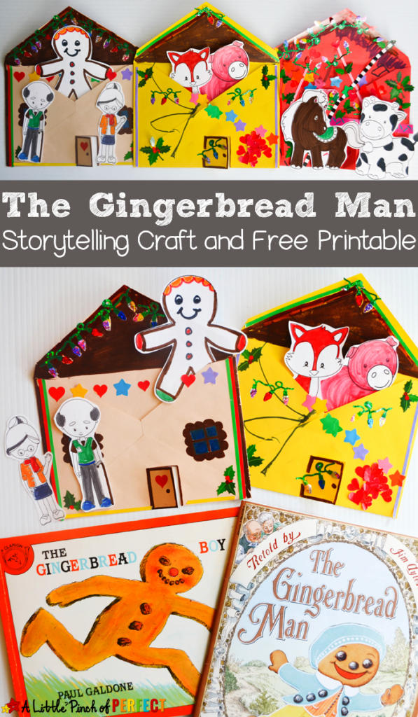 The Gingerbread Man Storytelling Craft And Free Printable Christmas Kindergarten Preschool Christmas Gingerbread Man Activities