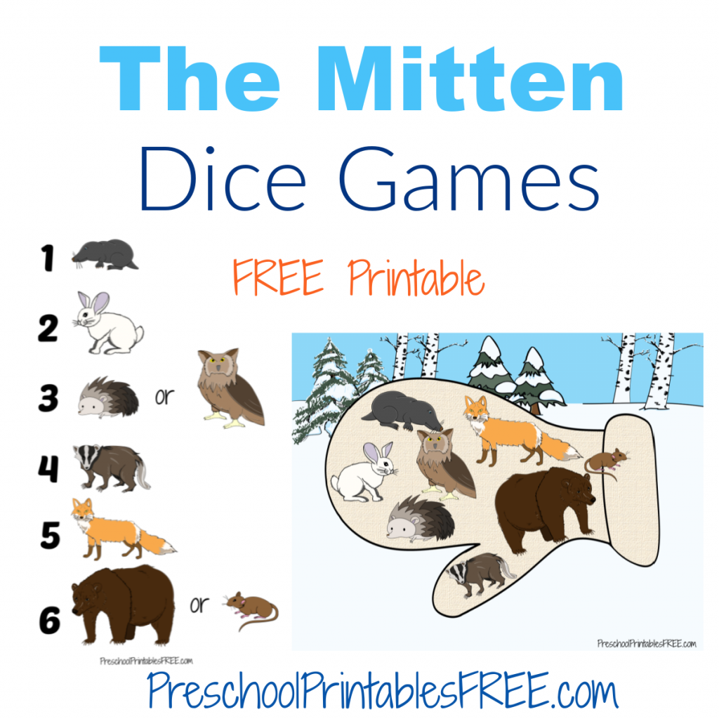 The Mitten Free Printables