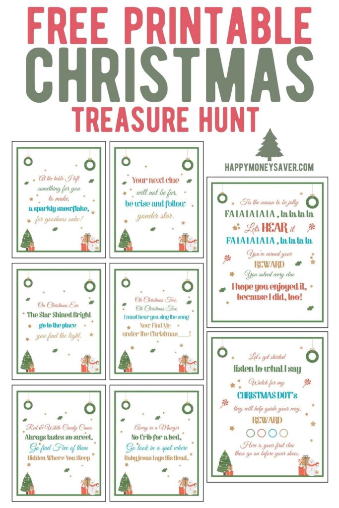 The Ultimate Christmas Treasure Hunt Free Printable