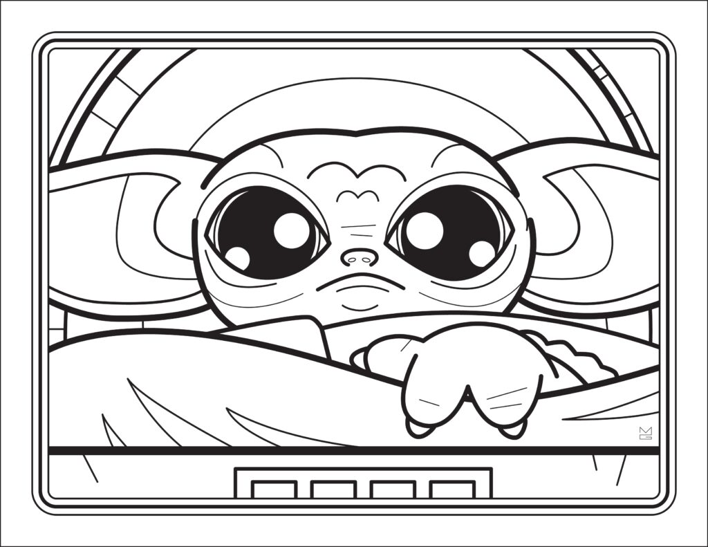 The Unofficial Baby Yoda Coloring Book