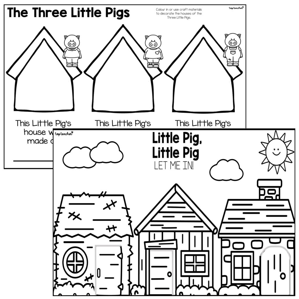 Three Little Pigs Craftivities Top Teacher