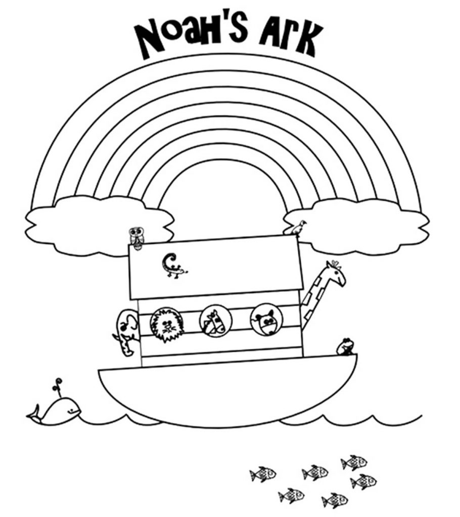 Top 10 Noah And The Ark Coloring Pages For Your Toddler