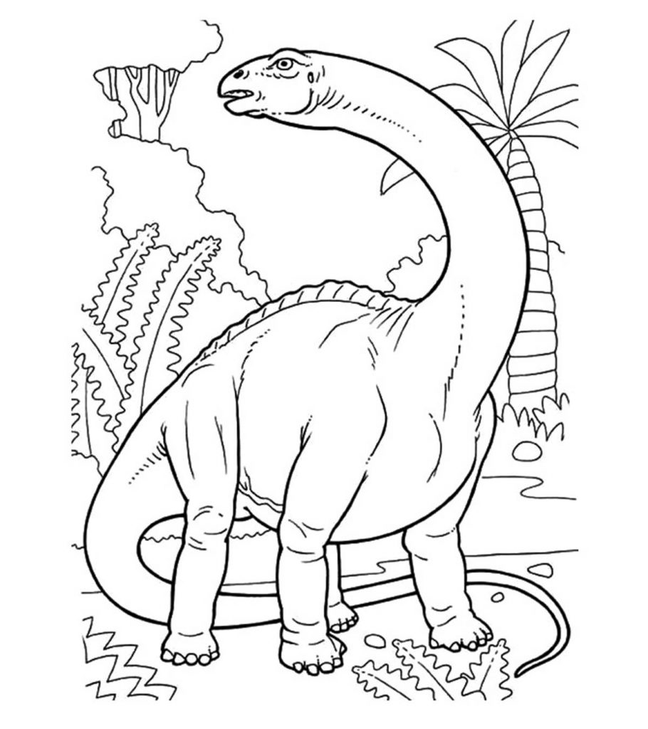 Top 35 Free Printable Unique Dinosaur Coloring Pages Online