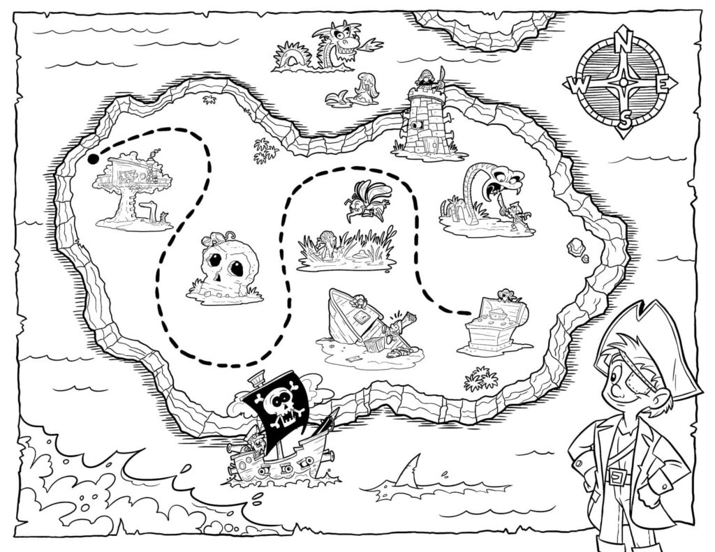 Treasure Map Free Printable