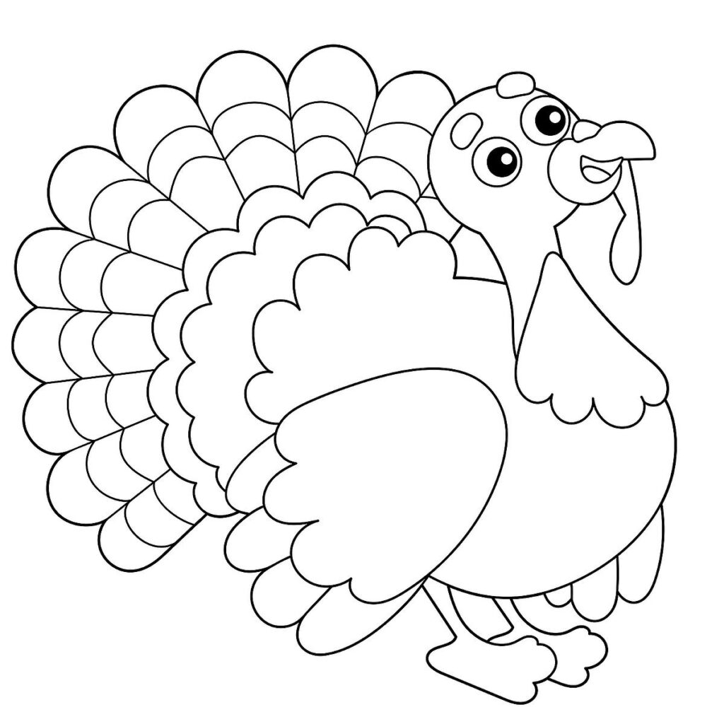 Turkey Coloring Pages Free Fun Printable Coloring Activity Pages Of Turkeys For Thanksgiving Printables 30Seconds Mom