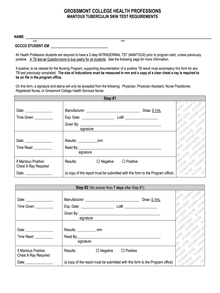 Two Step Ppd Form Fill Online Printable Fillable Blank PdfFiller