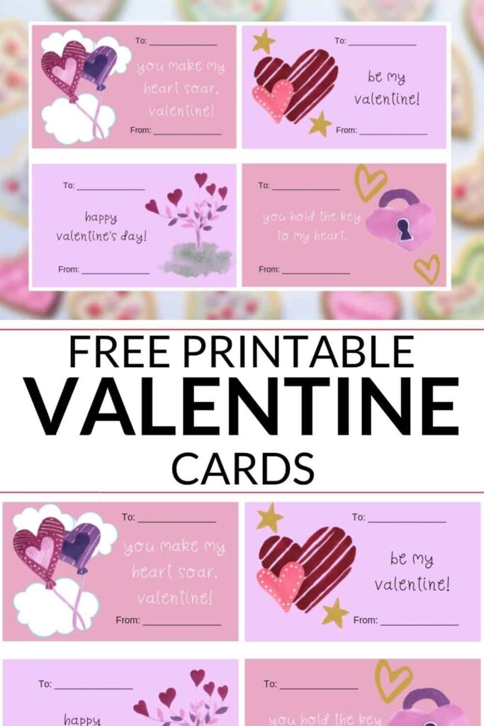 Valentine Printable Cards Free - Free Printable Templates