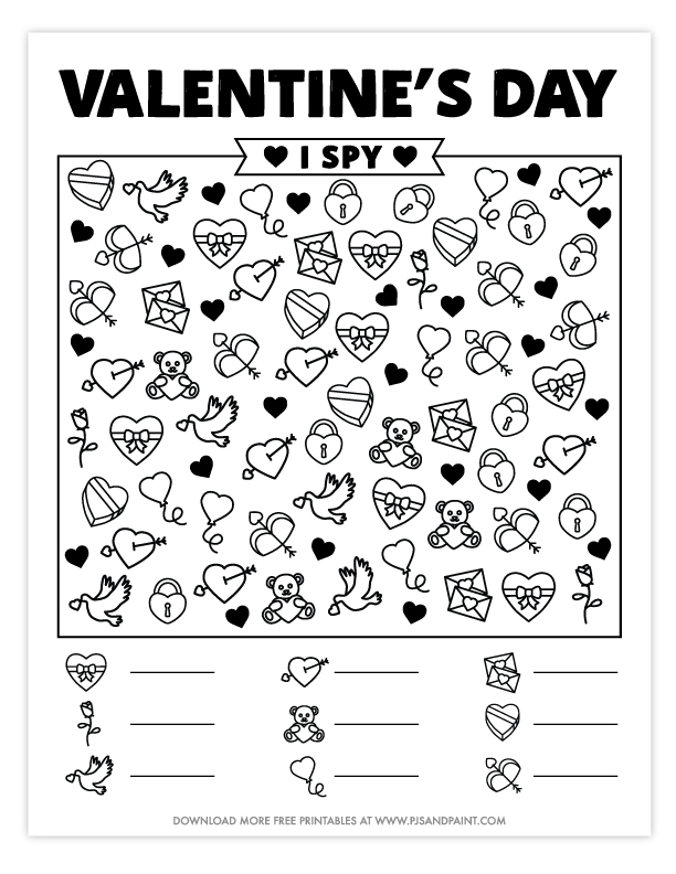 Free Printable Valentine's Day Games