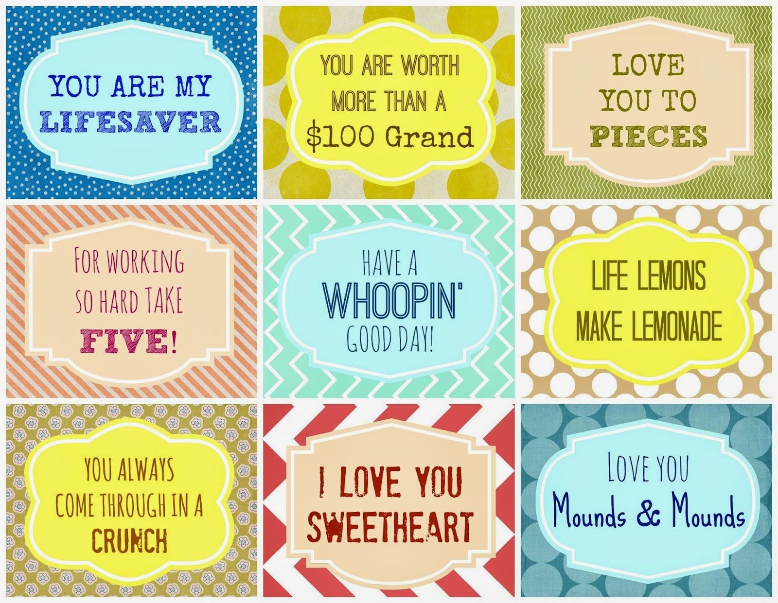 Free Printable Candy Bar Sayings Free Printable Templates