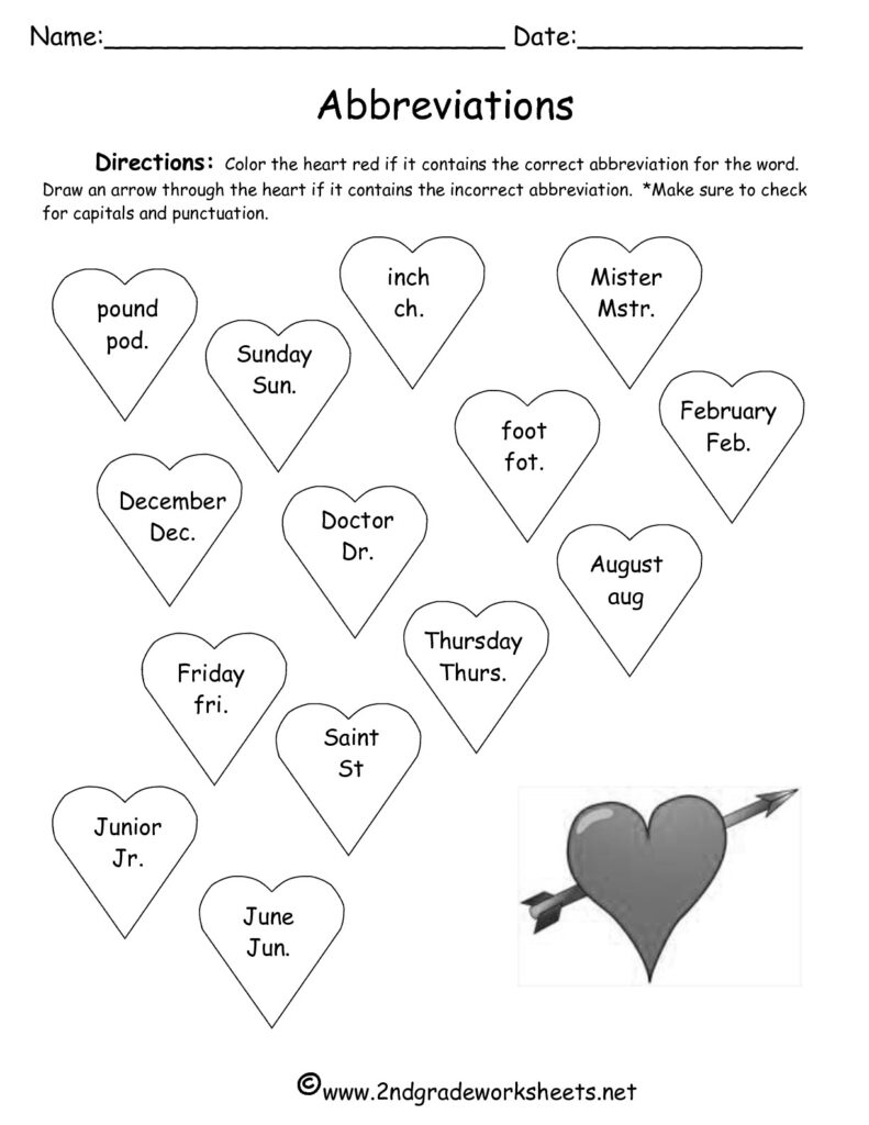 Free Printable Valentine's Day Worksheets