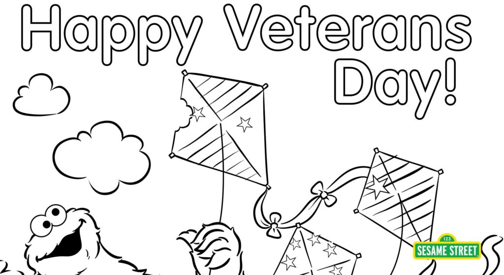 Veterans Day Printables Sesame Street PBS LearningMedia