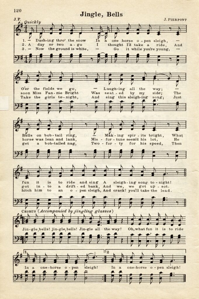 Free Printable Vintage Christmas Sheet Music