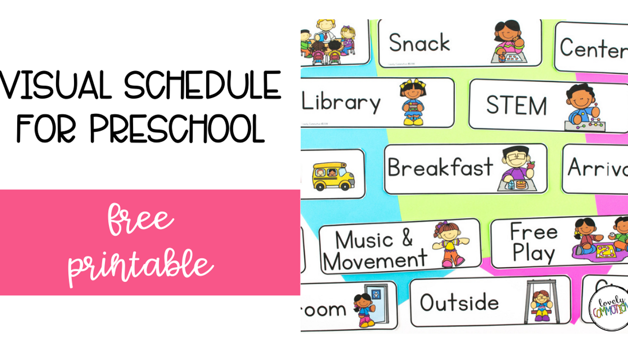 Classroom Daily Routine Free Printable Visual Schedule For Classroom