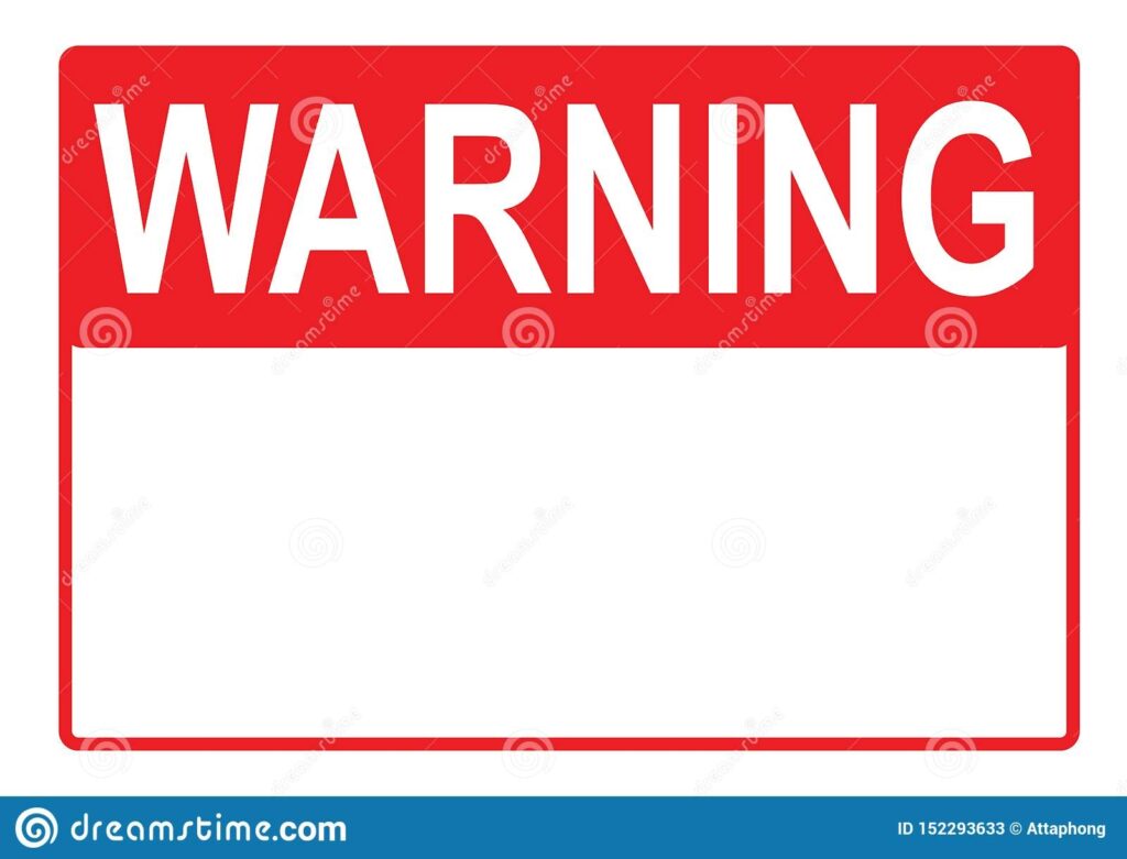 Warning Sign Danger Sign With Blank Space For Your Text Printable Paper Templates Available For A4 Paper Vector Stock Vector Illustration Of Industry Safety 152293633