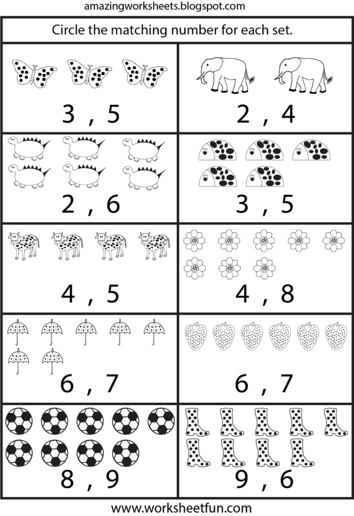Kindergarten Printable Worksheets Free