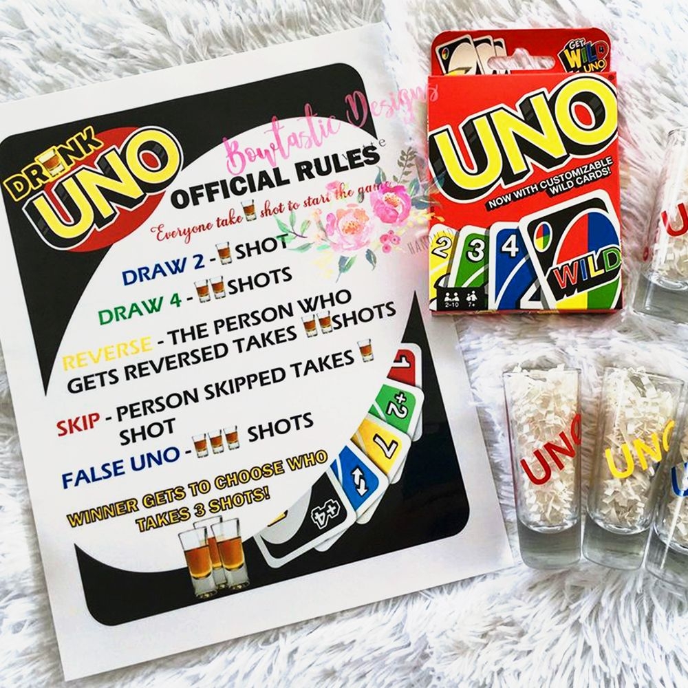 Printable Free Printable Drunk Uno Rules Pdf
