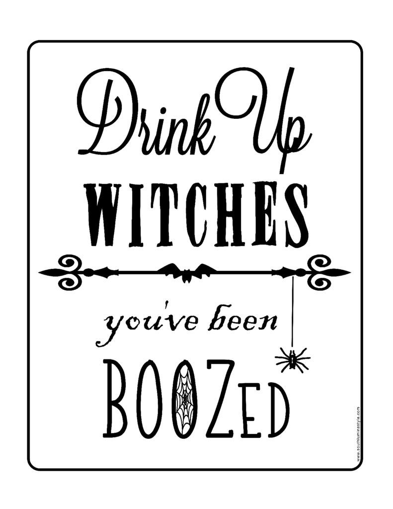 You ve Been BOOZed Free Printable You ve Been Boozed Halloween Printables You ve Been Boozed Free Printable